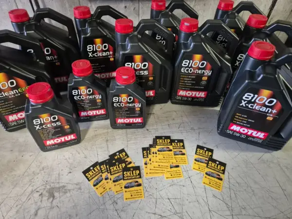 Duży wybór olejów Motul 5w 40 i innych, gotowych do wysyłki.